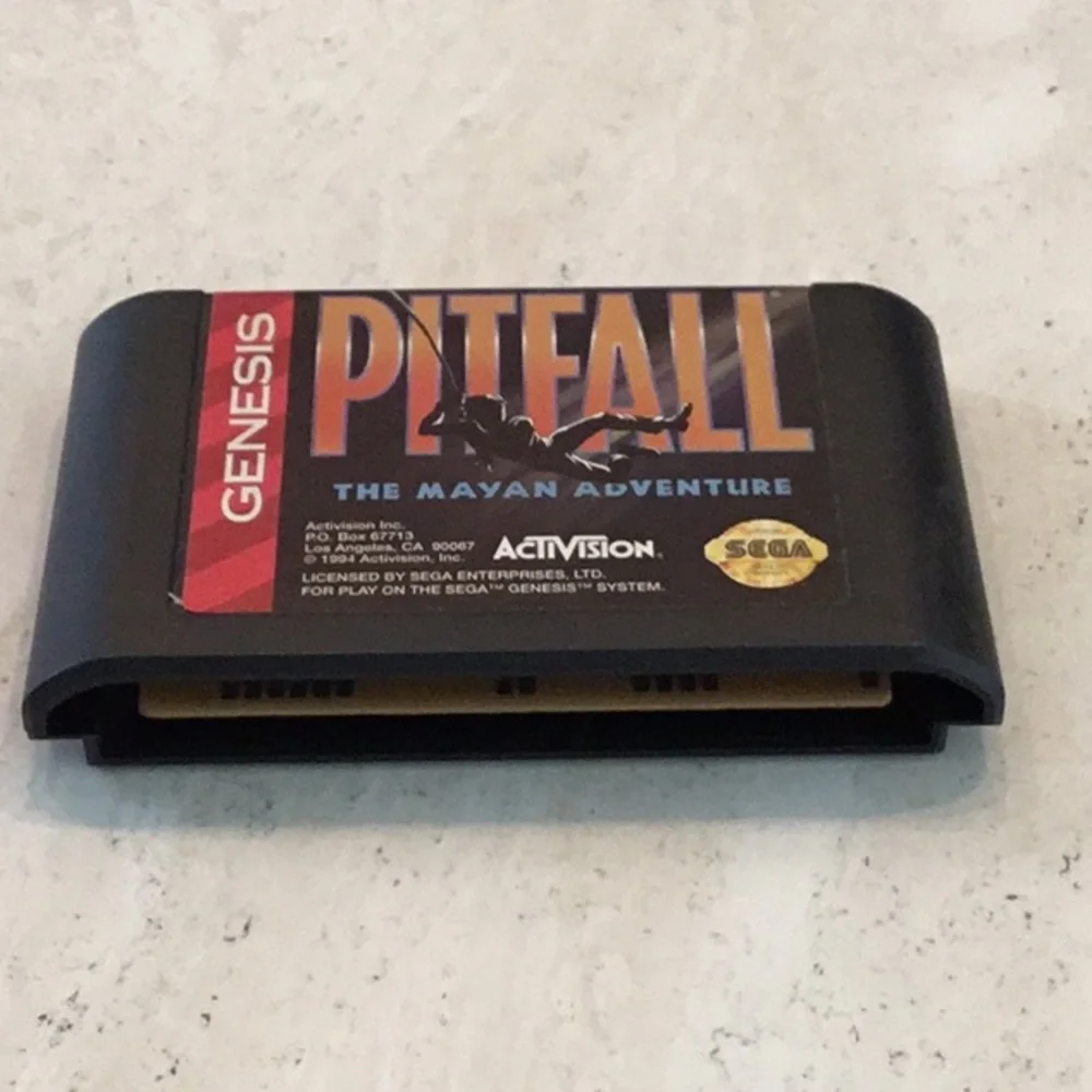 Pitfall The Mayan Adventure Sega Genesis Game & Zoop Sega Genesis Games CIB Lot